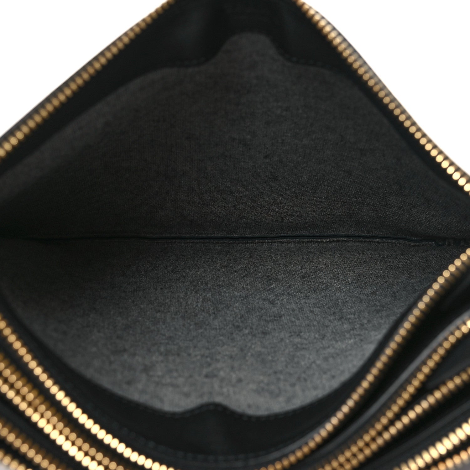 Celine Lambskin Large Trio Crossbody Bag Black 6 of 11