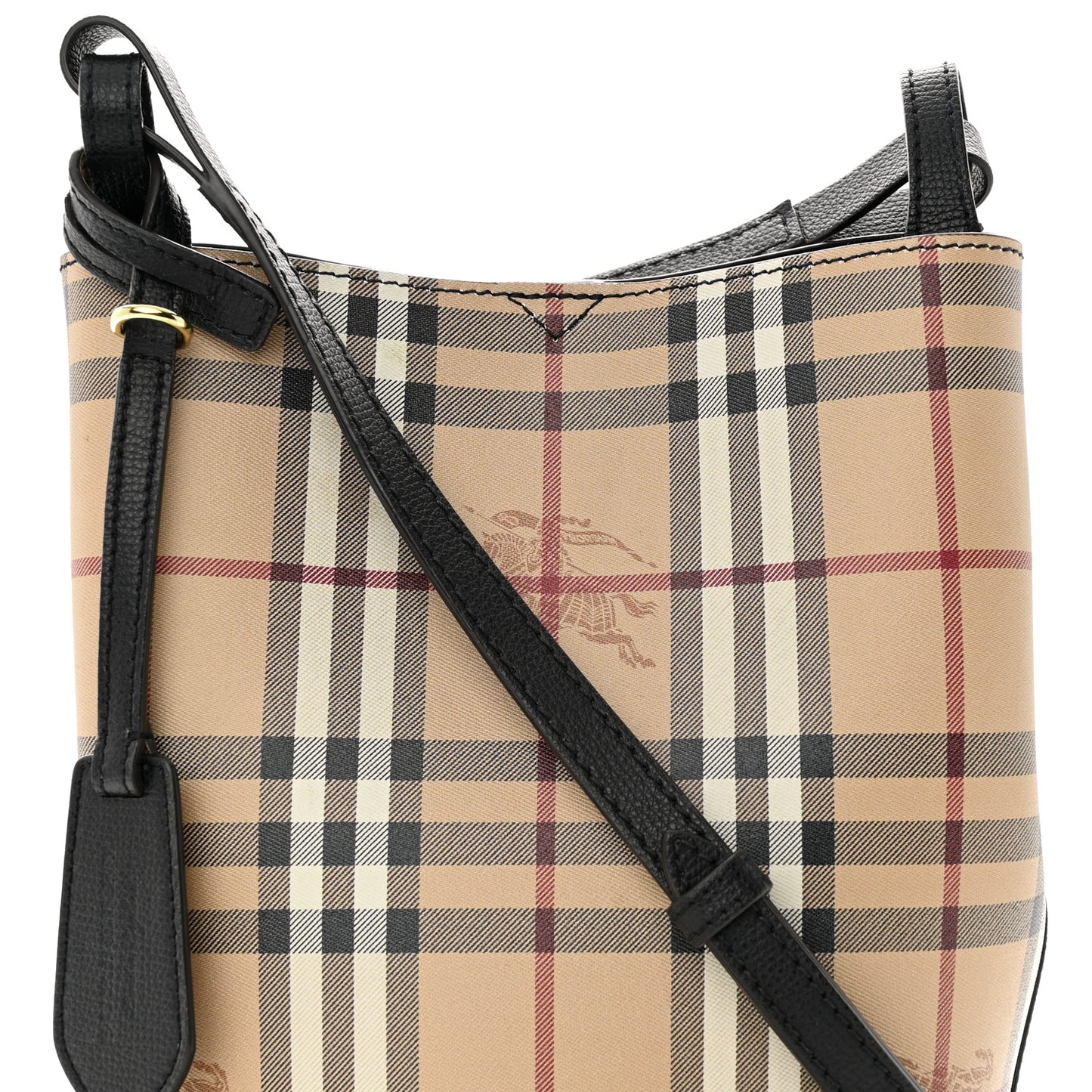 Haymarket Check Colours Small Lorne Bucket Crossbody Black