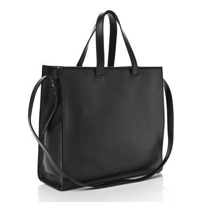 Versace Calfskin Medusa Stud Tribute Tote Black 3 of 8