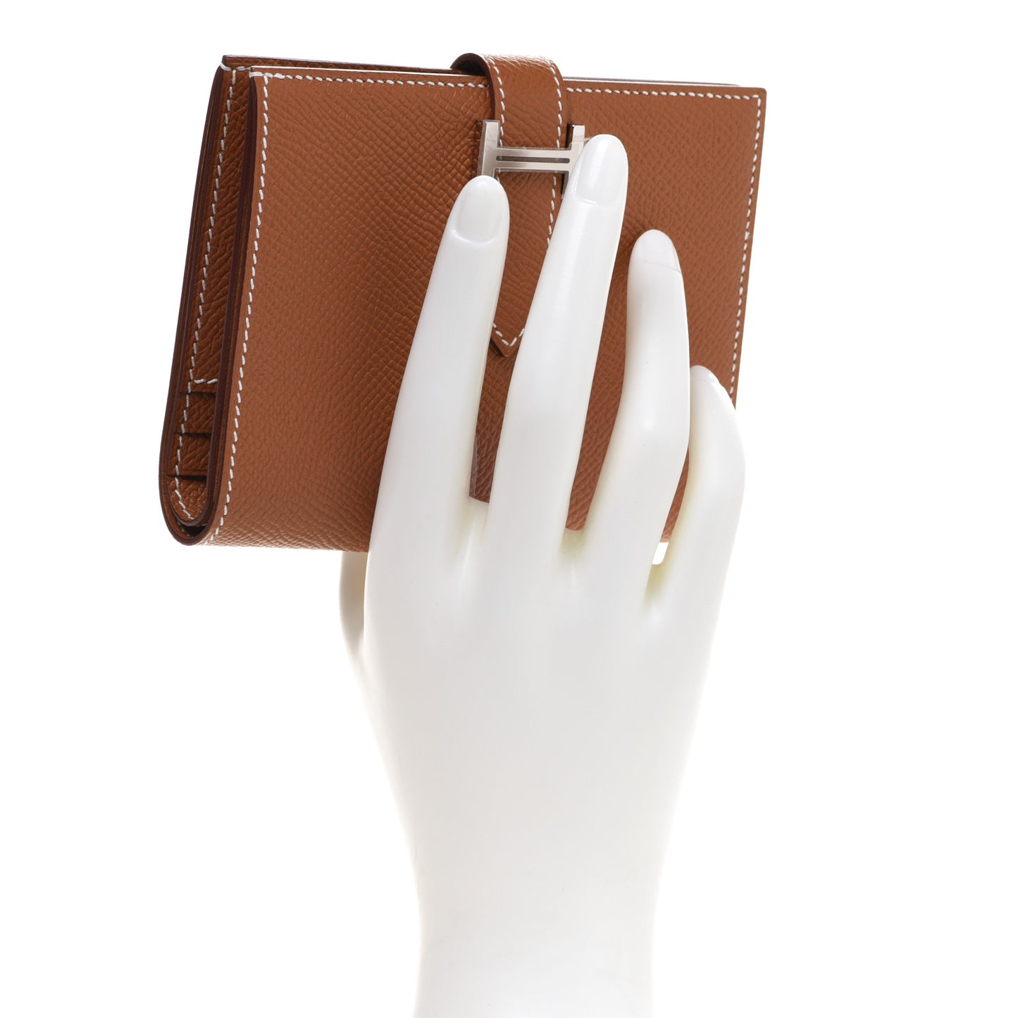 Epsom Bearn Compact Wallet Gold