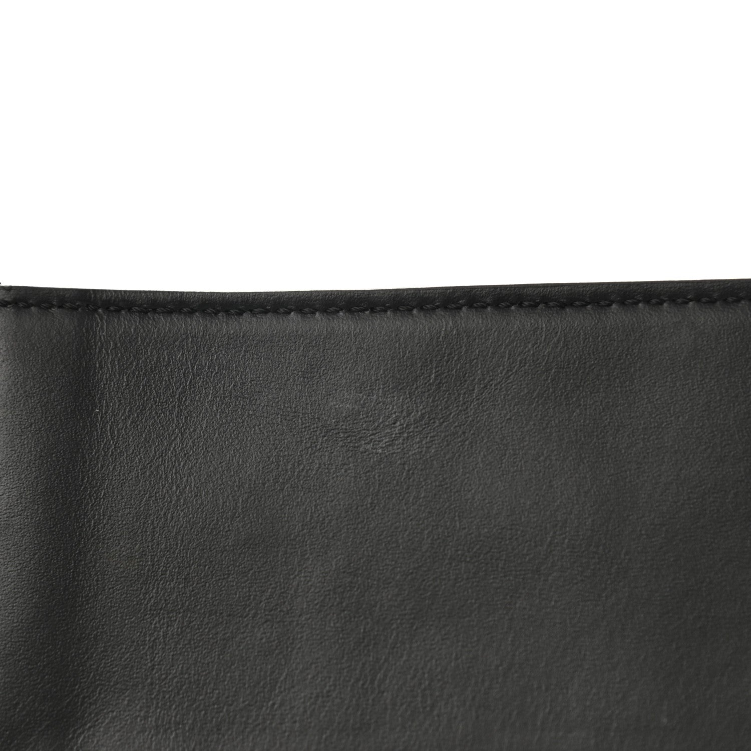 Fendi Ribbon Vitello King Logo Embossed Gingham Woven Adjustable Strap You Panna Black 7 of 7