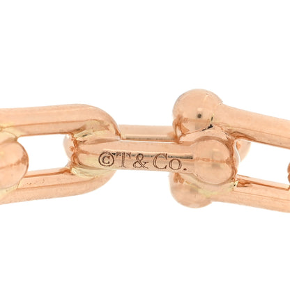 Tiffany 18K Rose Gold Hardwear Micro Link Ring 59 8.75 4 of 5