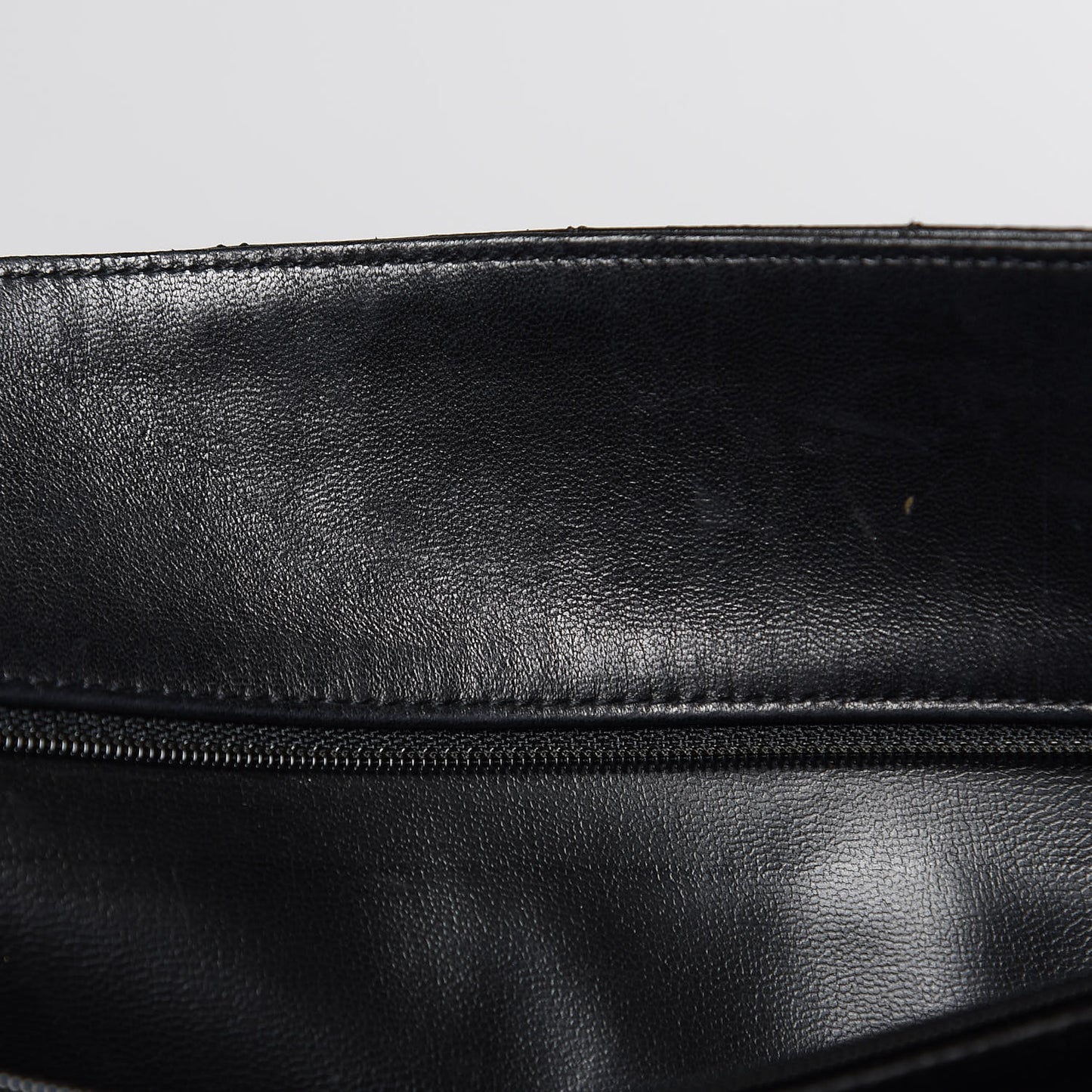 Lambskin Shopping Tote Black