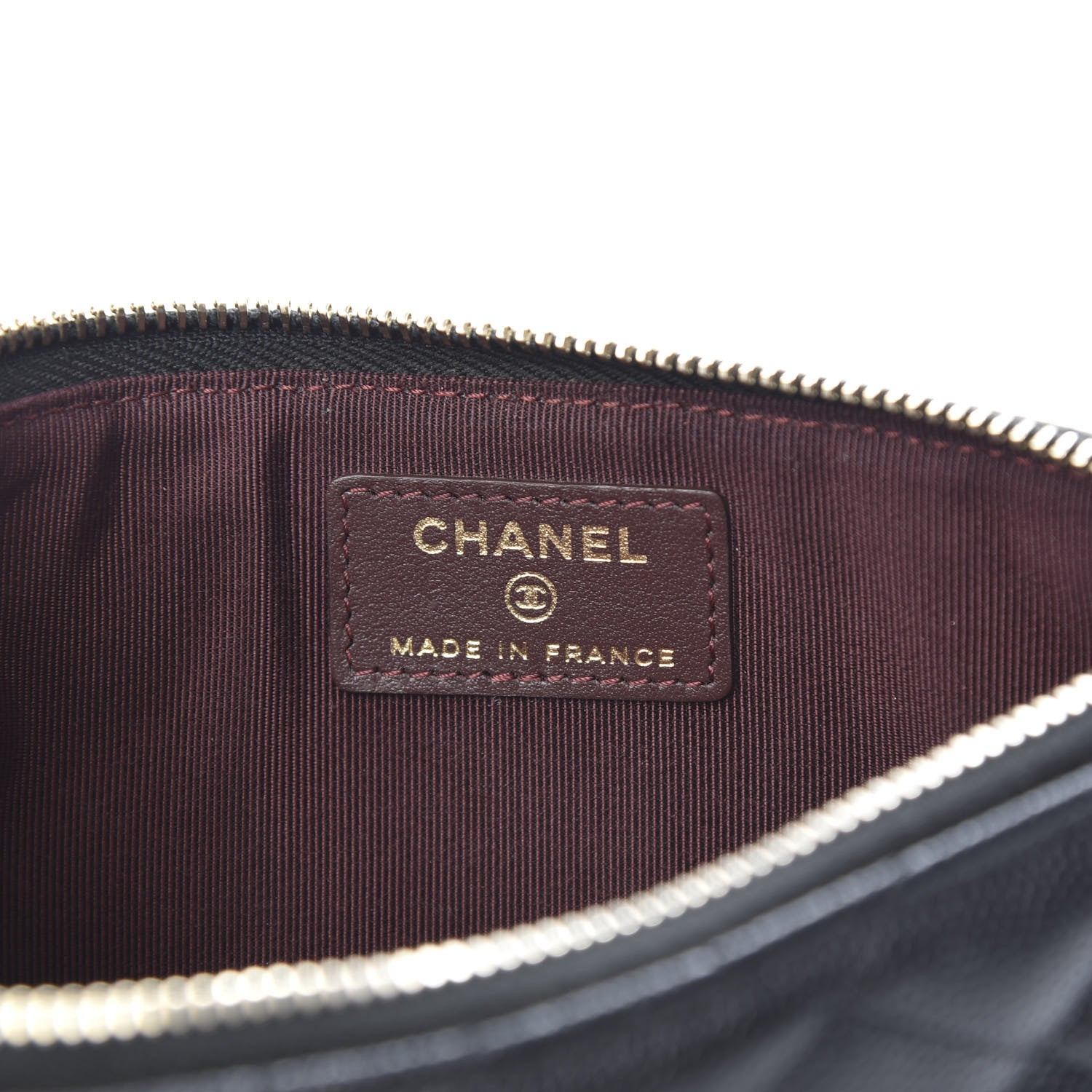 Chanel Caviar Quilted Classic Flat Wallet Pouch Black 6 of 7