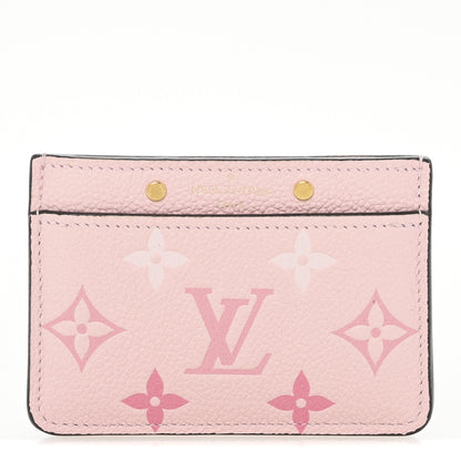 Louis Vuitton Empreinte Monogram Giant By The Pool Card Holder Bouton De Rose 1 of 8