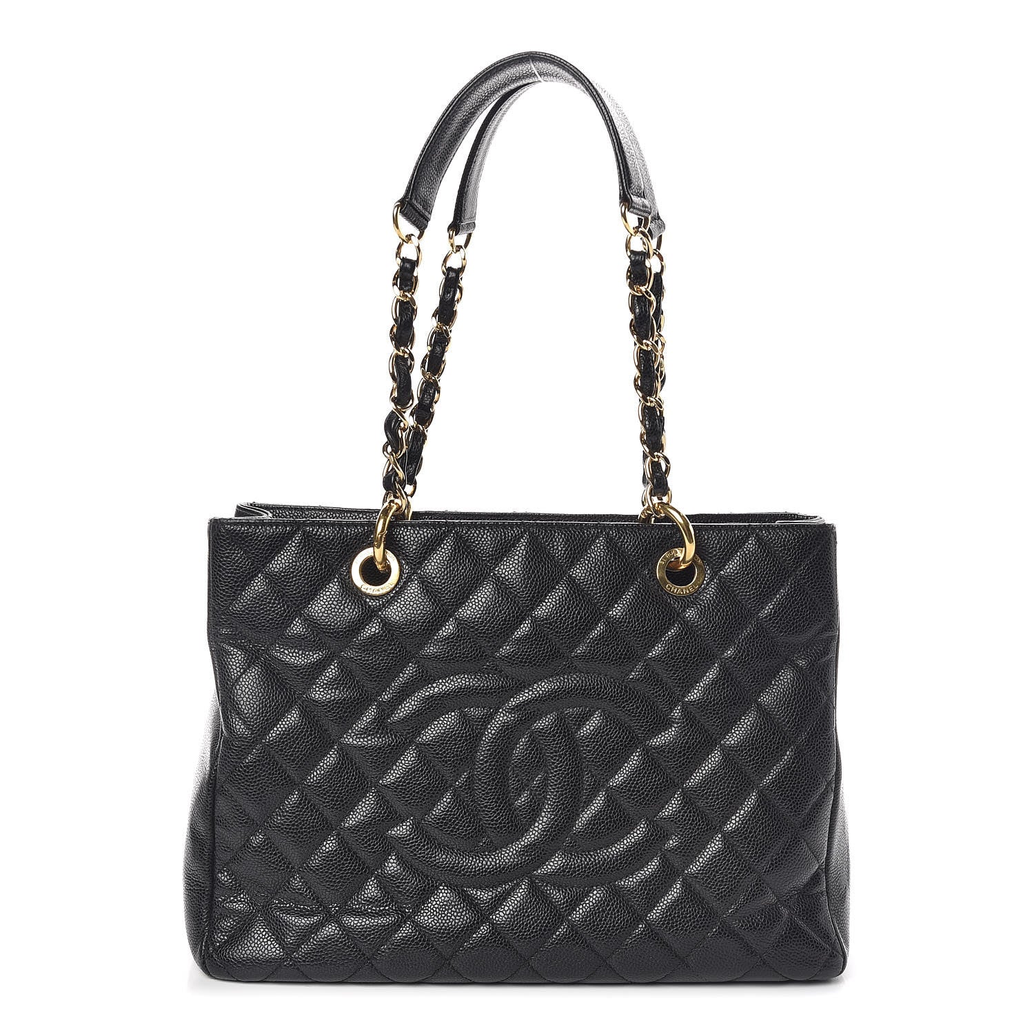 Chanel Caviar Quilted Grand Shopping Tote GST Black 1 of 13