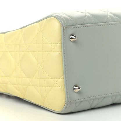 Christian Dior Lambskin Cannage Medium Tri-Color Lady Dior Multicolor 8 of 15