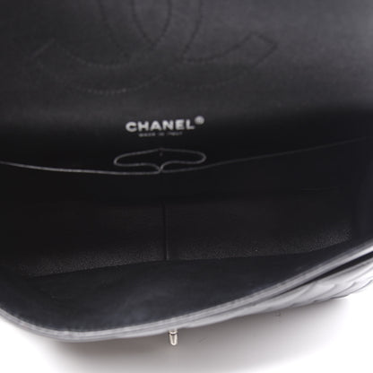 Chanel Lambskin Quilted Jumbo Double Flap Black 4 of 10