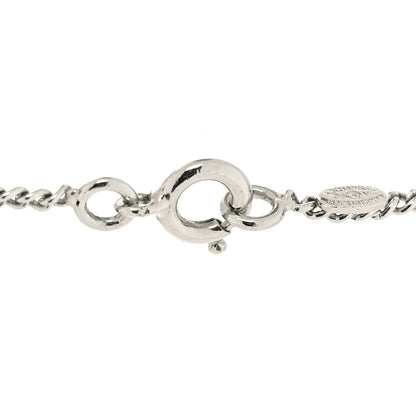 Chanel Enamel CC Pendant Necklace Black Silver 4 of 5