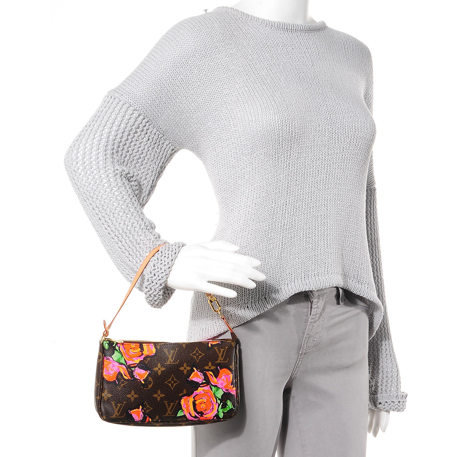 Louis Vuitton Monogram Roses Pochette Accessories 2 of 7