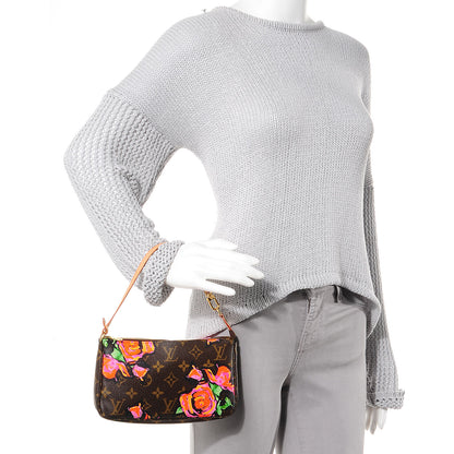 Louis Vuitton Monogram Roses Pochette Accessories 2 of 7