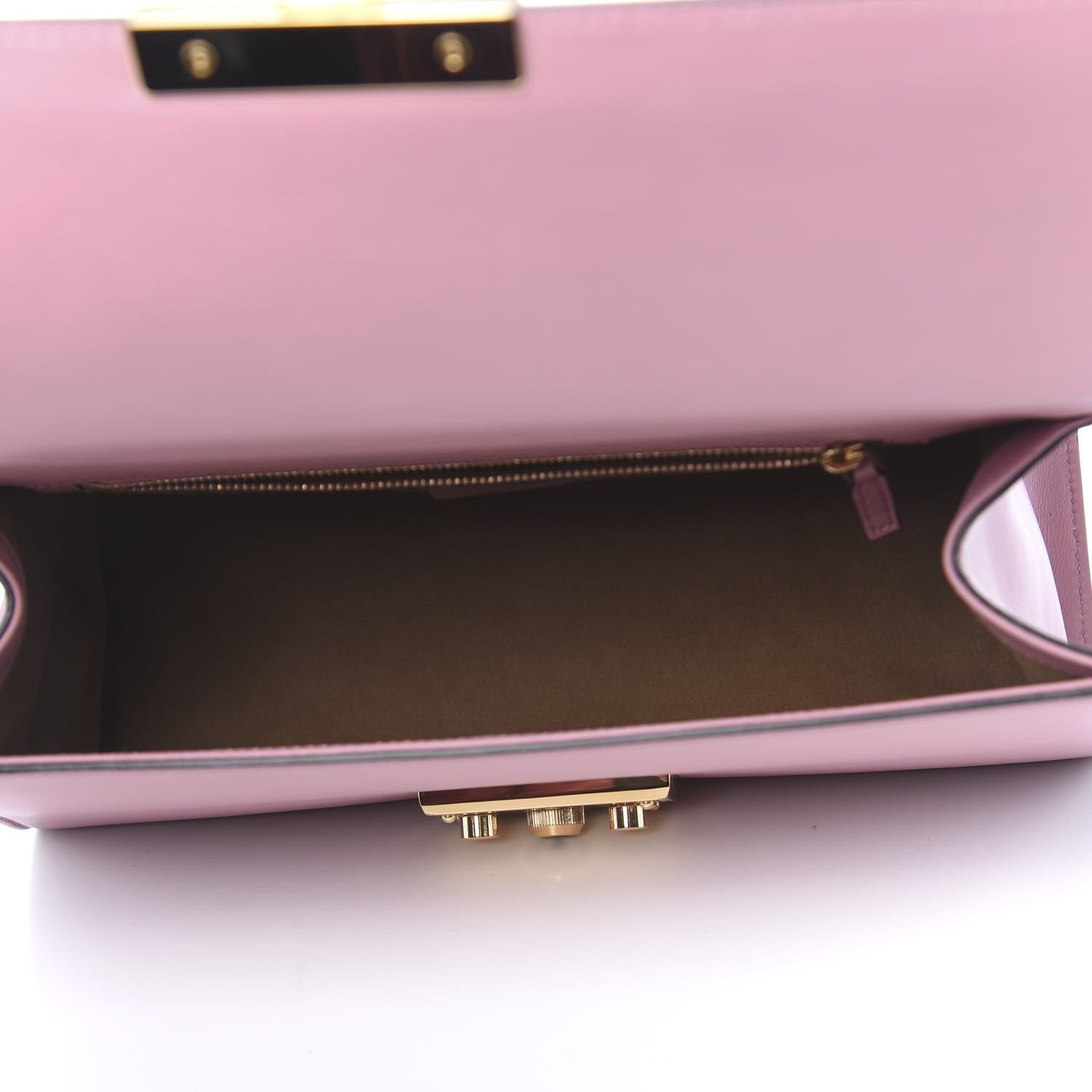 Gucci Moon Calfskin Medium Padlock Shoulder Bag Carmine Rose 5 of 10