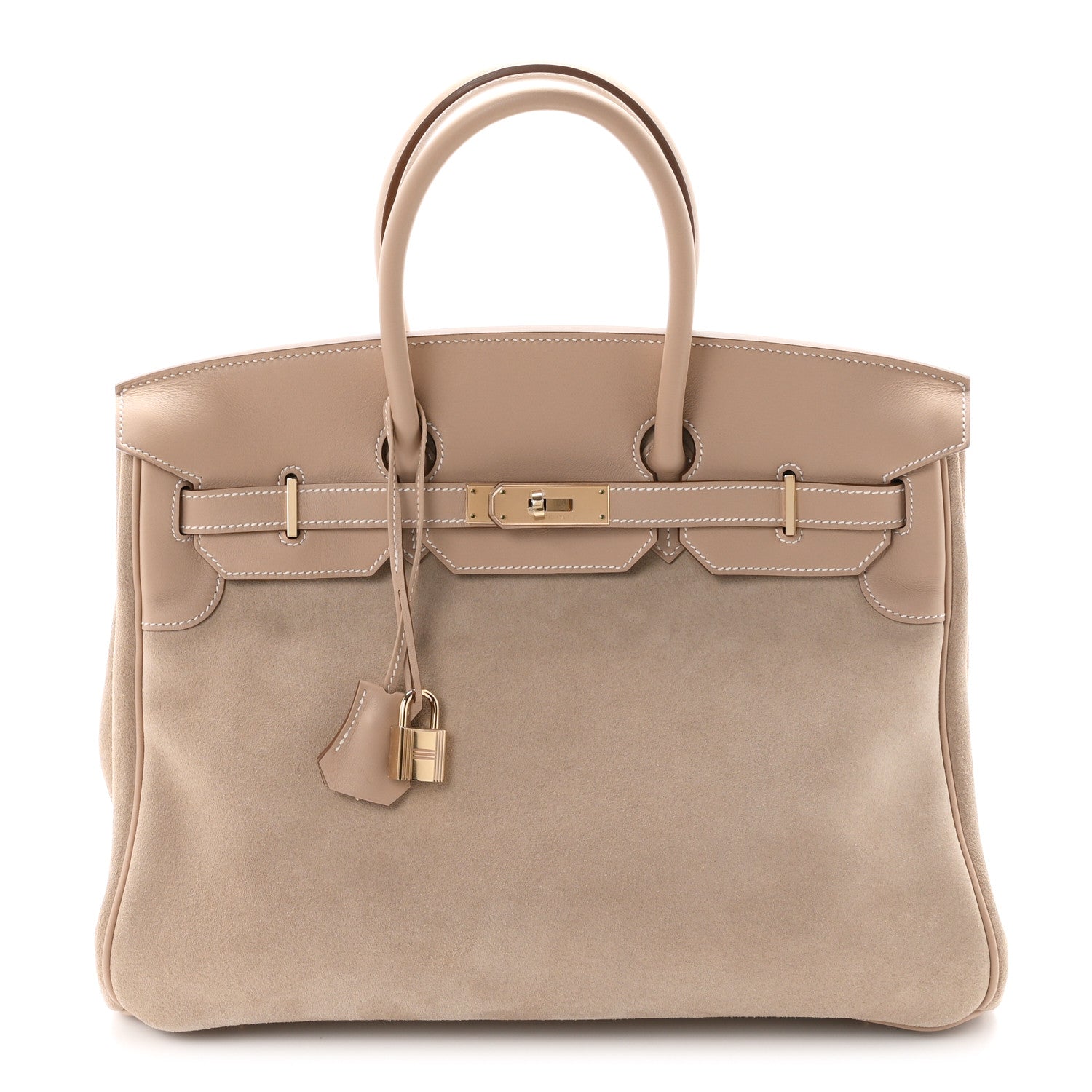 Hermes Veau Doblis Swift Grizzly Birkin 35 Argile 1 of 14