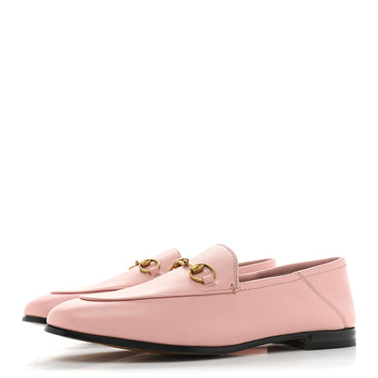 Gucci Lambskin Womens Brixton Horsebit Loafers 37.5 Perfect Pink 3 of 15