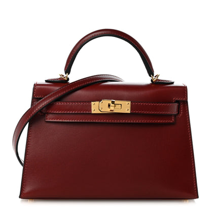 Hermes Box Mini Kelly Sellier 20 Rouge H 2 of 19