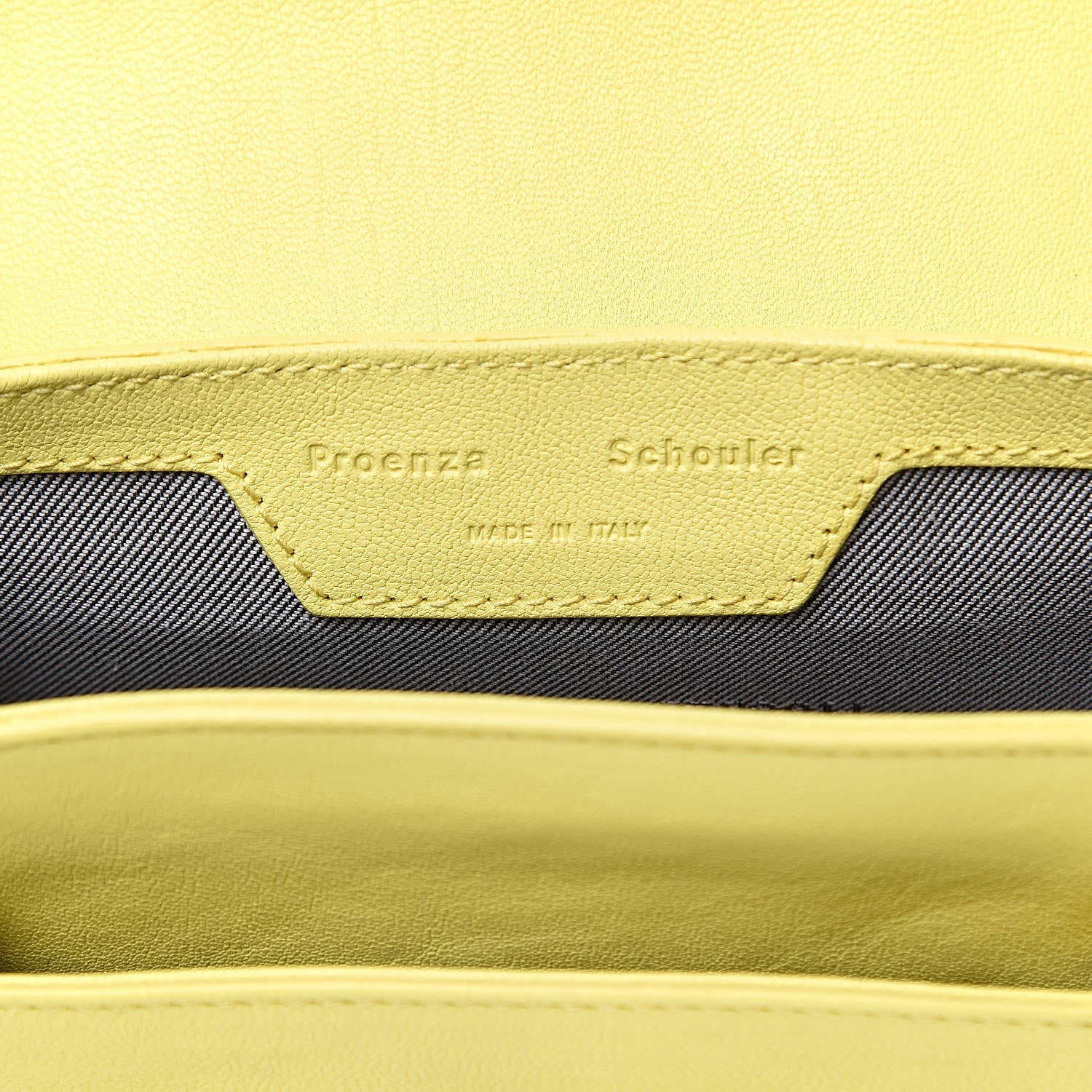 Proenza Schouler Lambskin Micro PS1 Satchel Canary Yellow 6 of 10