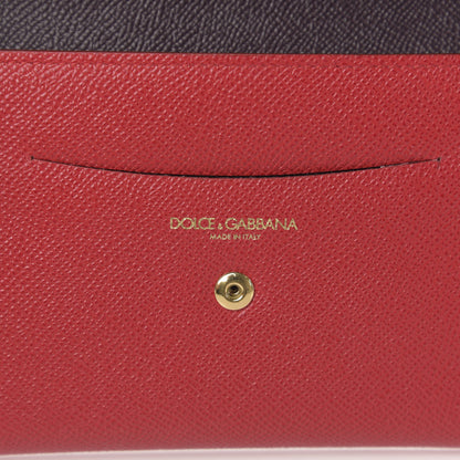 Dolce & Gabbana Dauphine Wallet On Chain Rosso 8 of 11