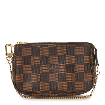 Louis Vuitton Damier Ebene Mini Pochette Accessories 1 of 10