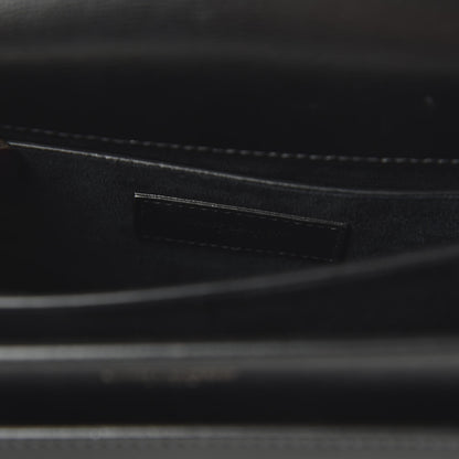 Saint Laurent Calfskin Medium Monogram Sunset Black 9 of 11
