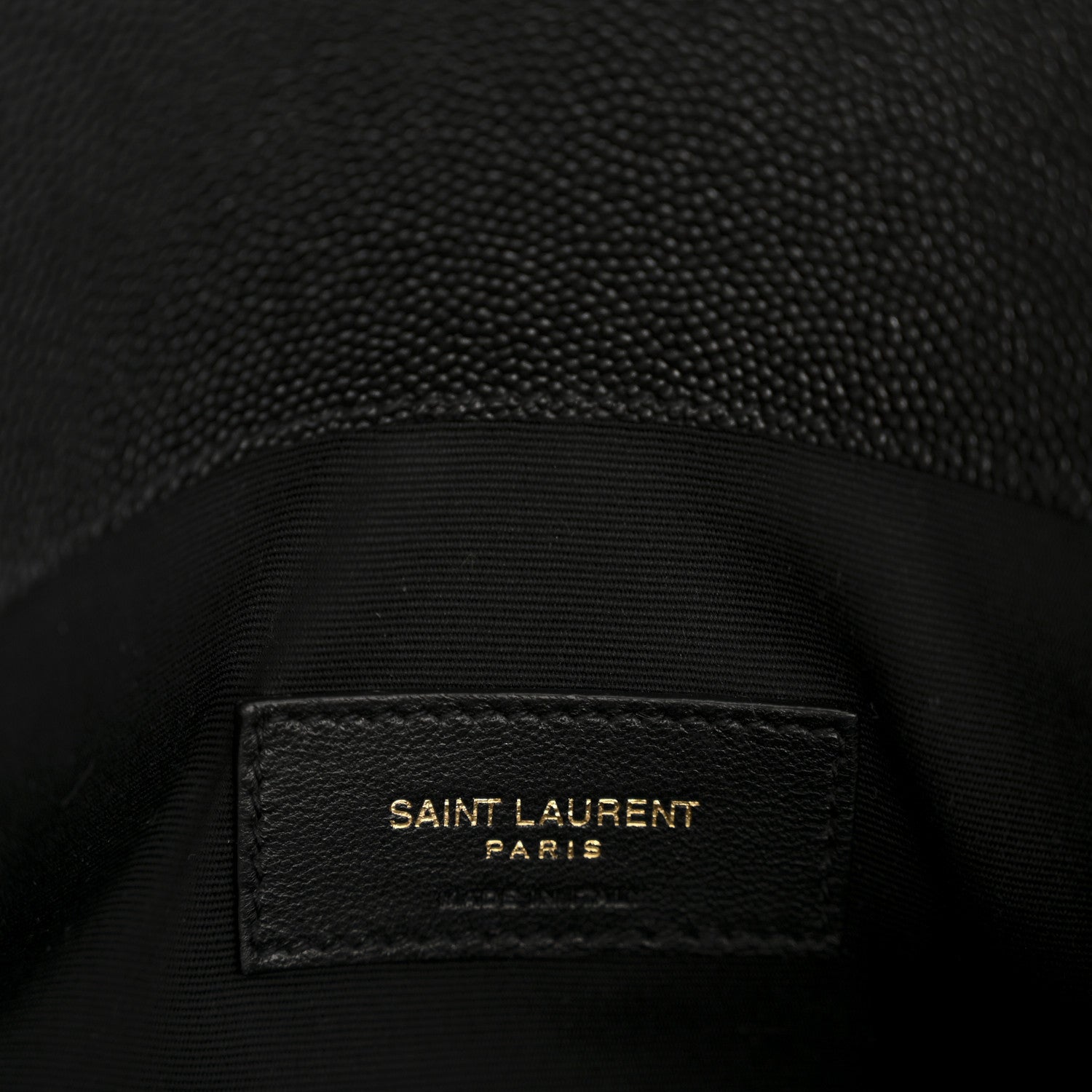 Saint Laurent Grain De Poudre Uptown Pouch Black 6 of 9