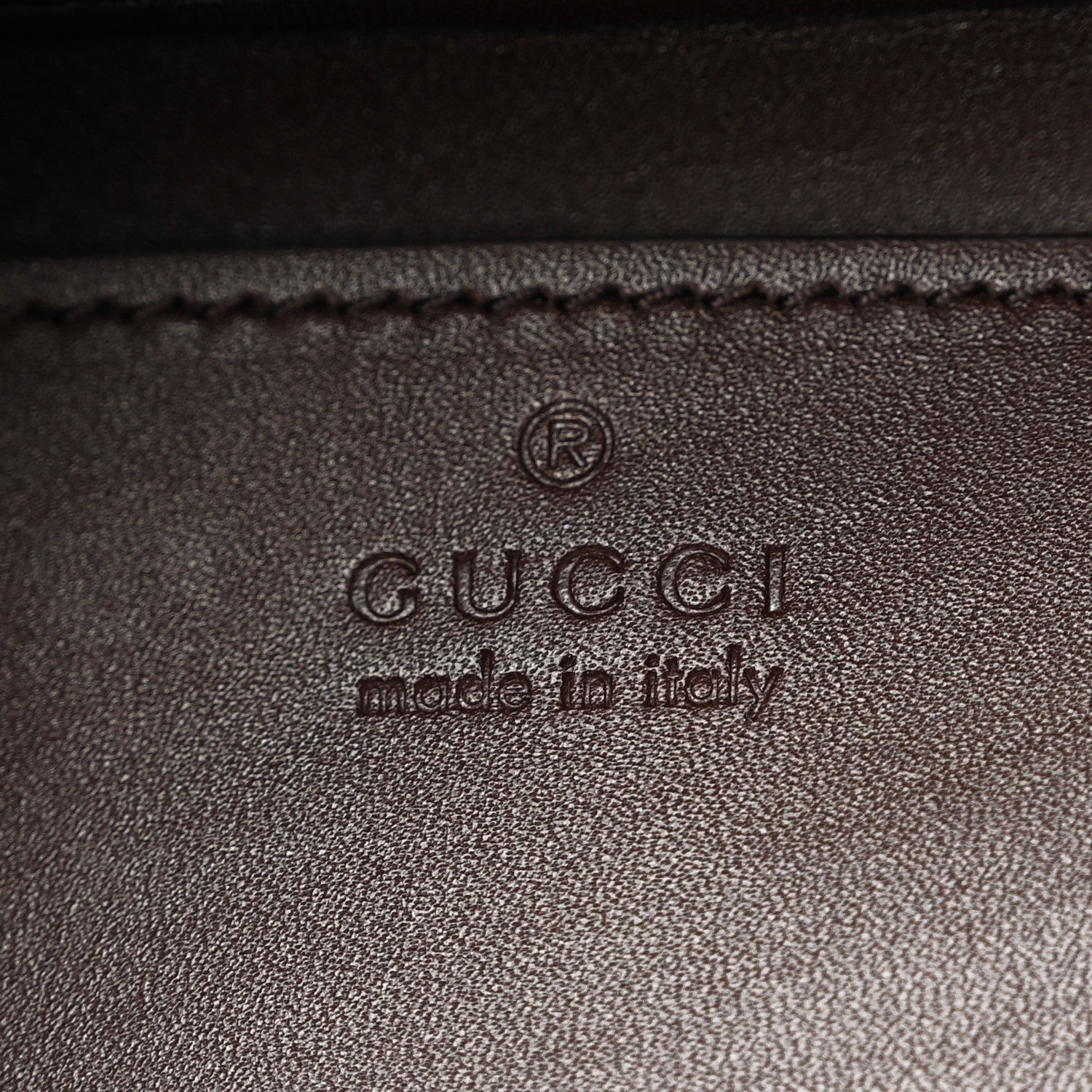 Gucci Suede Calfskin Web G Logo Bucket Bag Dark Brown 7 of 11