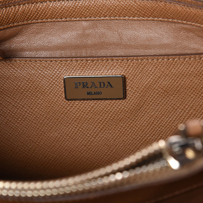Prada Saffiano Cuir Open Promenade Tote Caramel 6 of 8