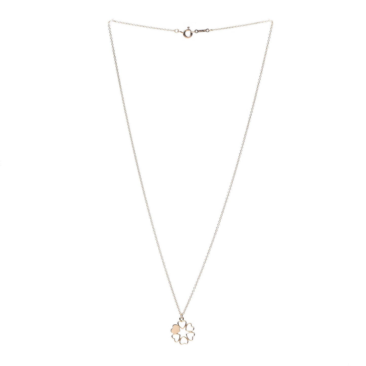 18K Rose Gold Paloma Picasso Crown of Hearts Pendant Necklace