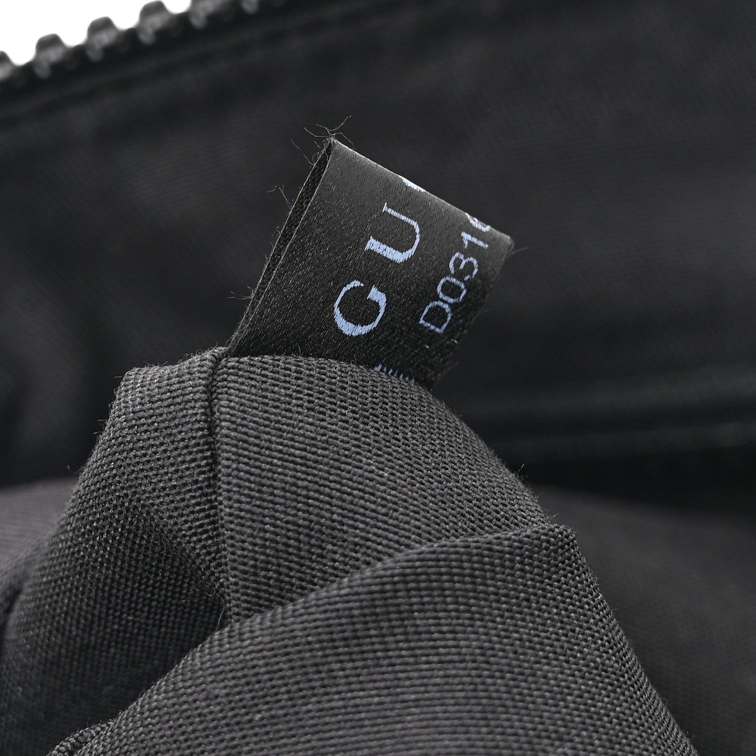 Gucci Nylon Monogram Small Flat Messenger Bag Black 8 of 11