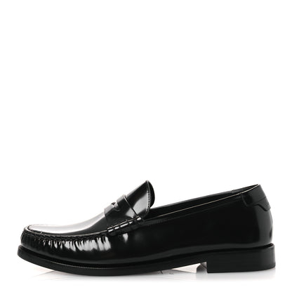 Saint Laurent Magnum Calfskin Le Loafer 15 Moccasin  39 Black 1 of 13