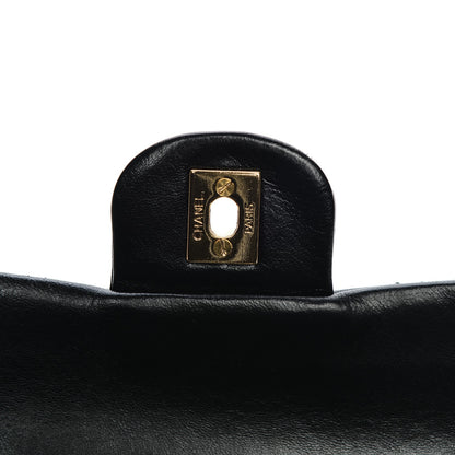 Chanel Lambskin Quilted Small Double Flap Black 10 of 10