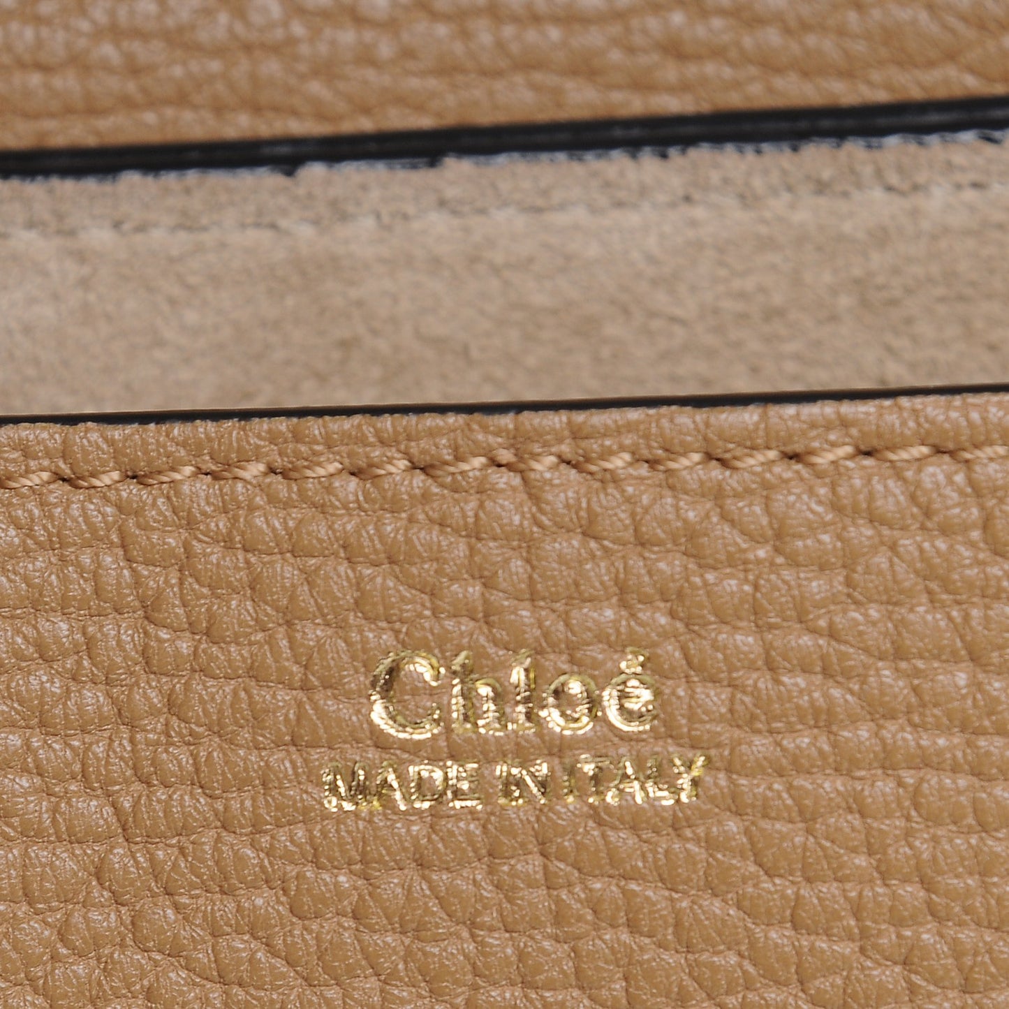 Grained Lambskin Large Drew Shoulder Bag Chestnut Cream