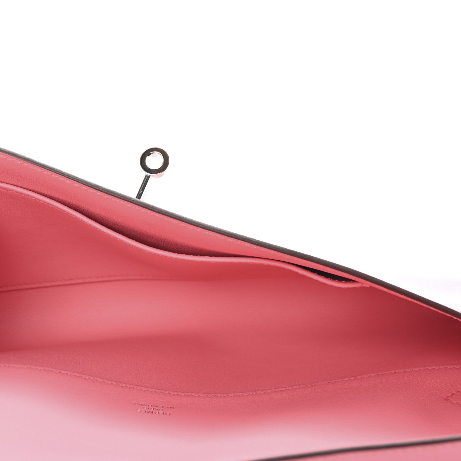 Hermes Swift Kelly Cut Clutch Pochette Rose D'Ete 5 of 8