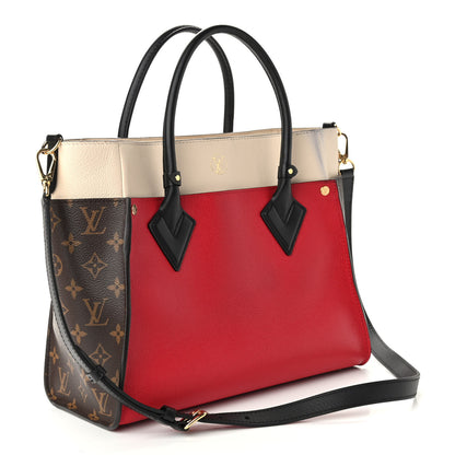 Louis Vuitton Calfskin Monogram On My Side Pirate Red 3 of 10