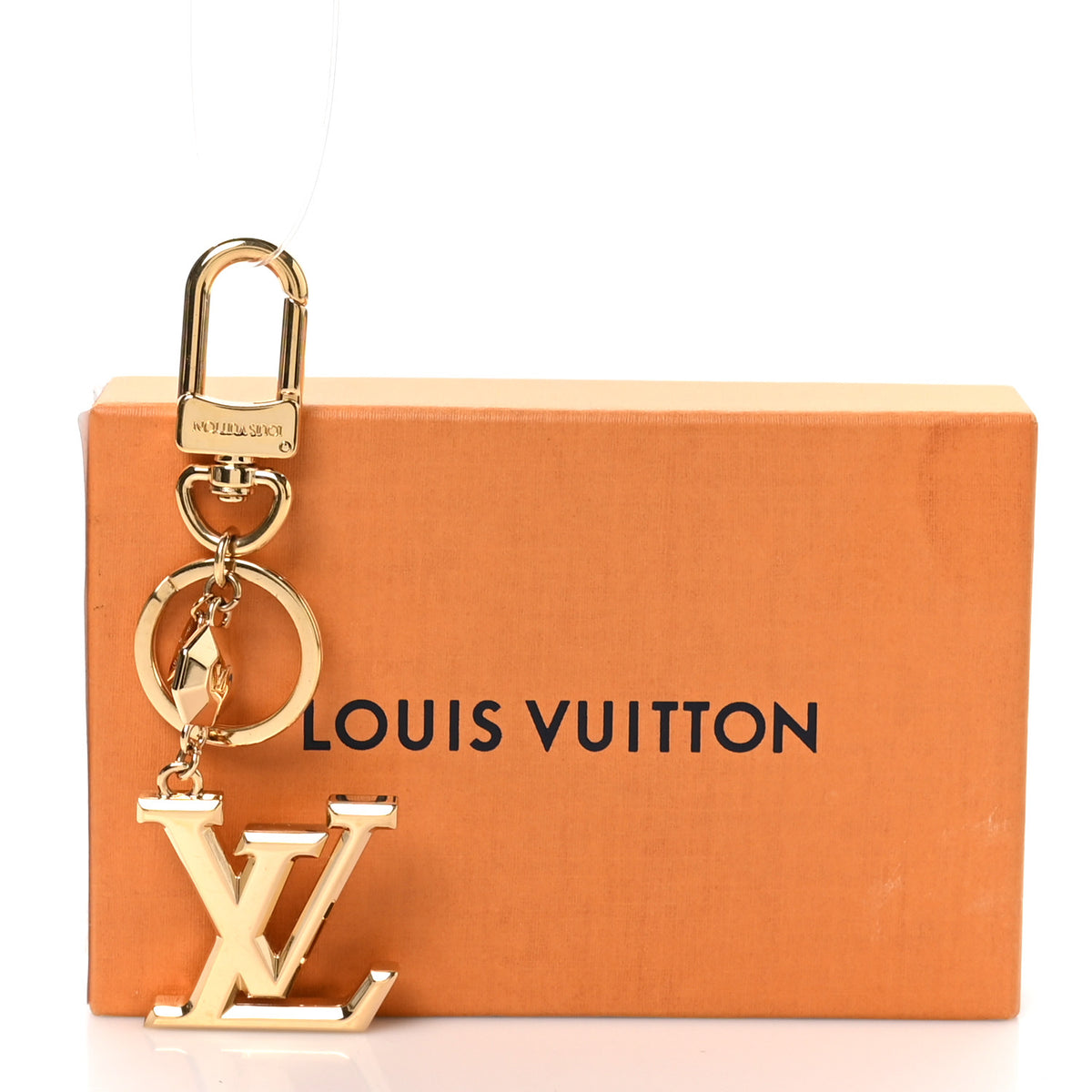 LV Facettes Bag Charm Key Holder Gold