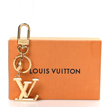 Louis Vuitton LV Facettes Bag Charm Key Holder Gold 4 of 4