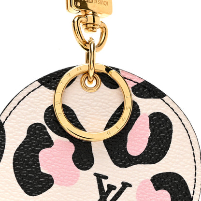 Louis Vuitton Monogram Wild At Heart Illustre Bag Charm Key Ring Black 3 of 3