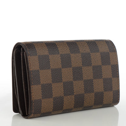 Louis Vuitton Damier Ebene Porte-Monnaie Billets Tresor Wallet 3 of 7