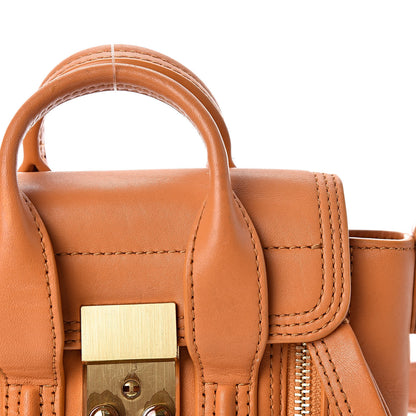 3.1 Phillip Lim 3.1 Smooth Calfskin Nano Pashli Satchel Saffron 10 of 17