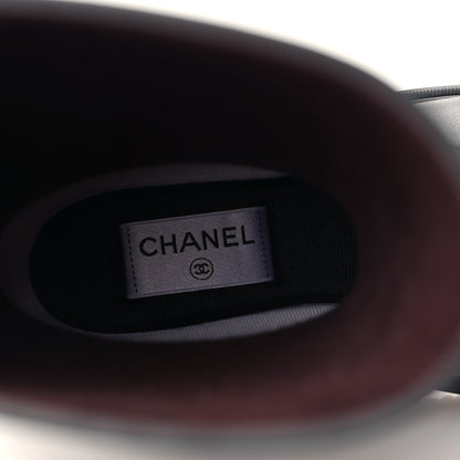 Chanel Caoutchouk CC High Boots 38 Black 7 of 7