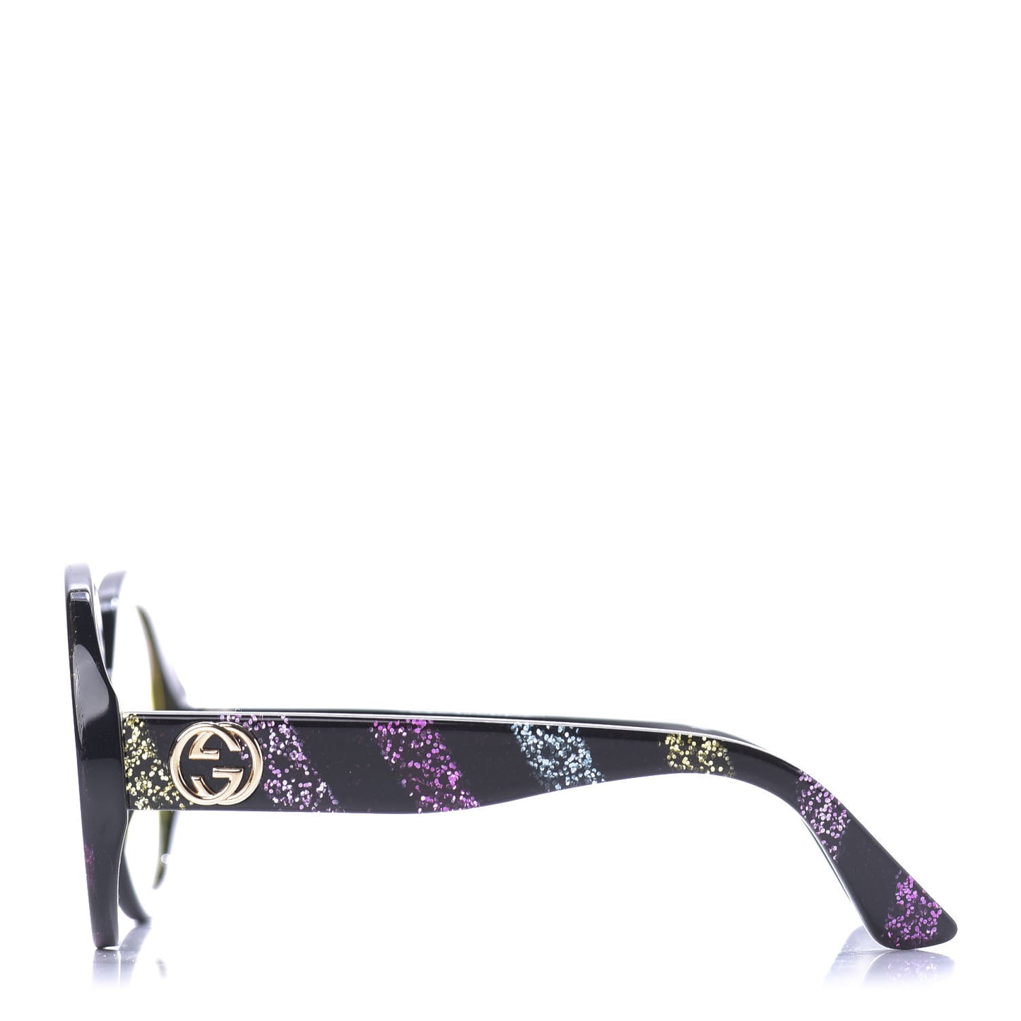 Acetate Round Glitter GG0319S Sunglasses Rainbow