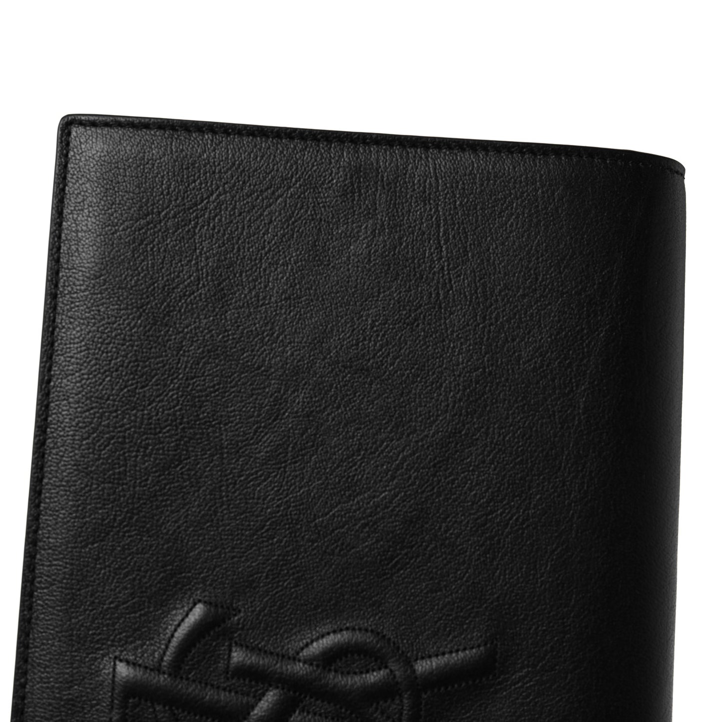 Calfskin Monogram Large Belle De Jour Clutch Black