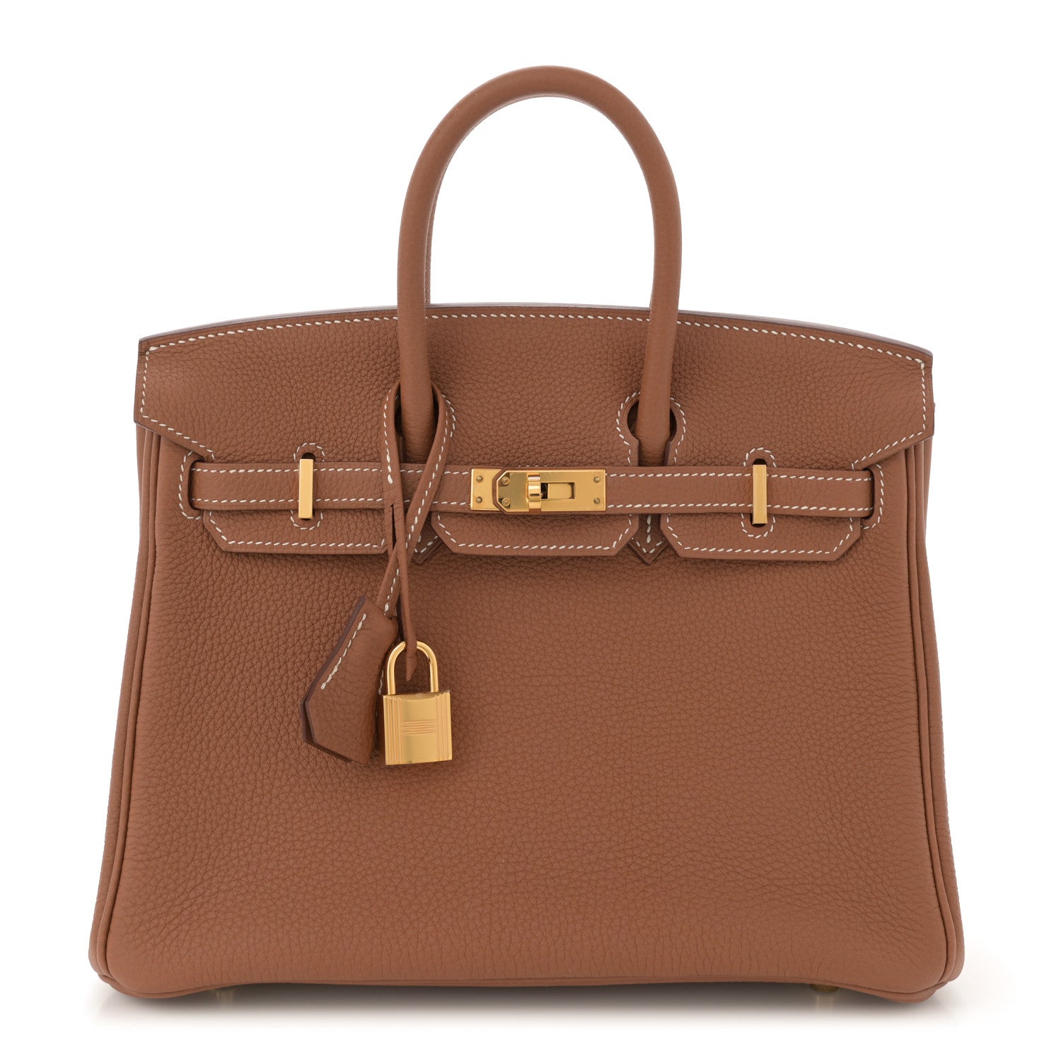 Hermes Togo Birkin 25 Gold 1 of 11