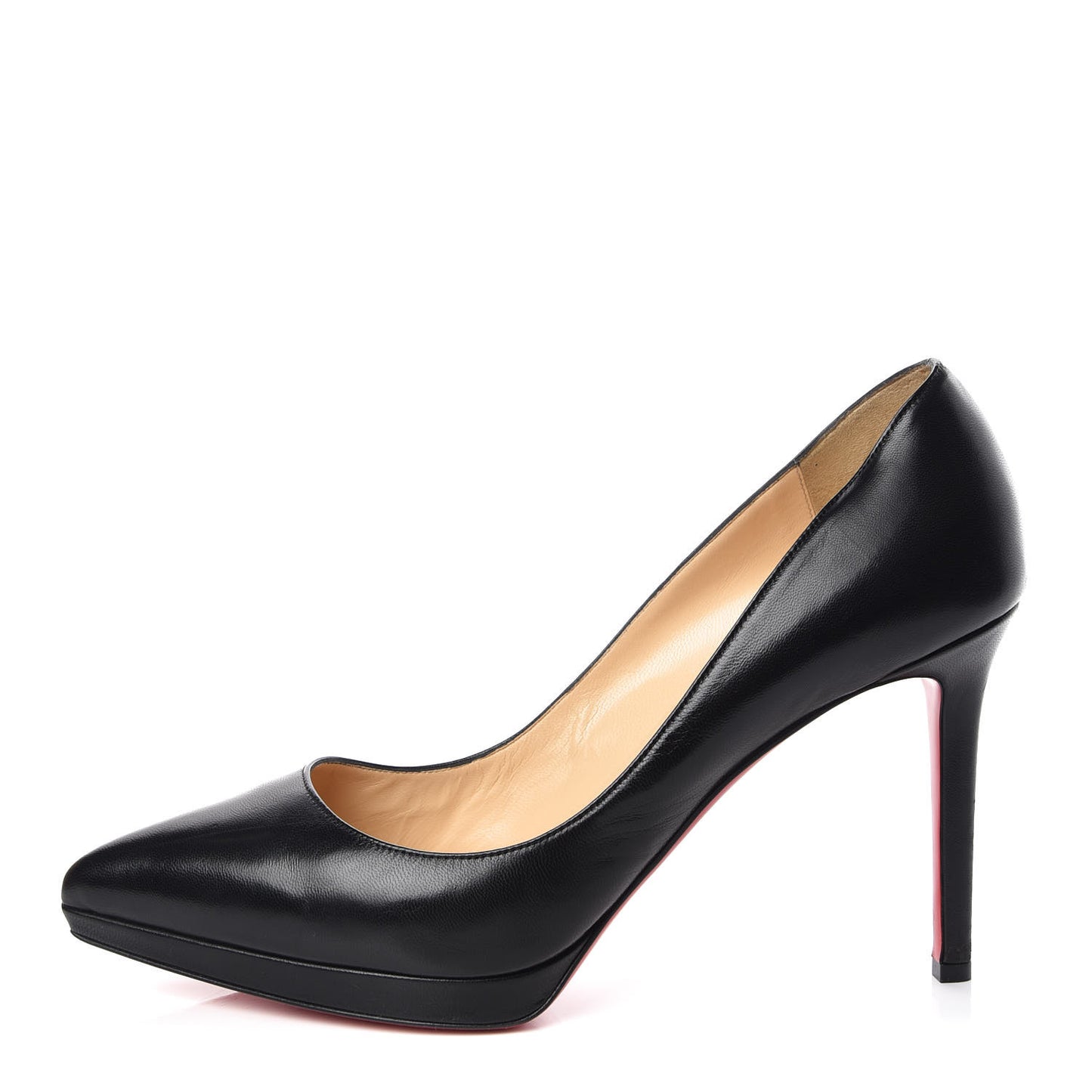 Shiny Nappa Pigalle Plato 100 Pumps 41.5 Black