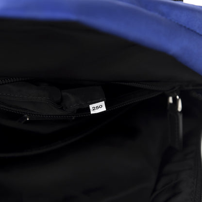 Prada Tessuto Nylon Palm Tree Print Day Backpack Bluette 8 of 10