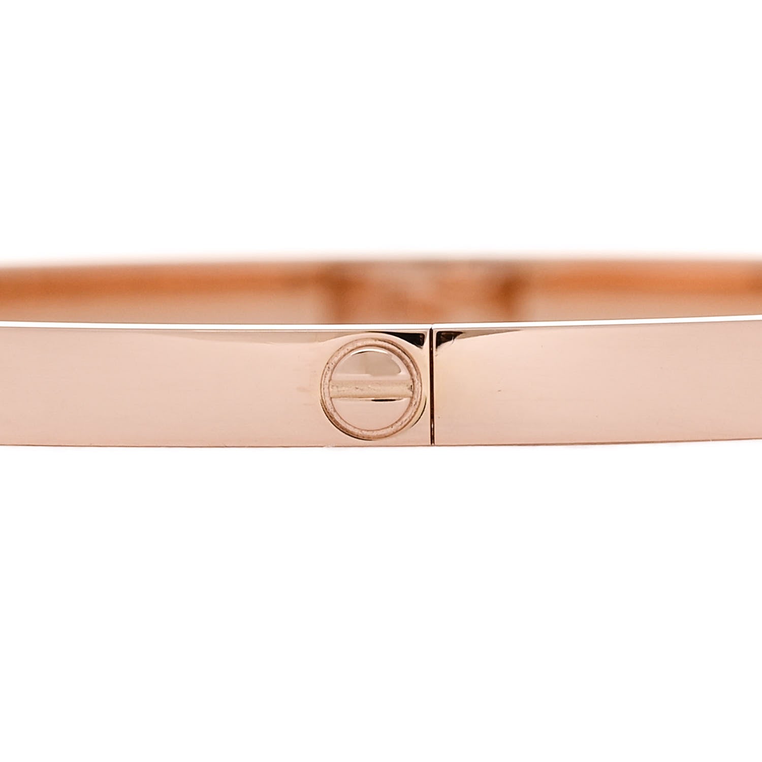Cartier 18K Pink Gold Small LOVE Bracelet 17 4 of 9