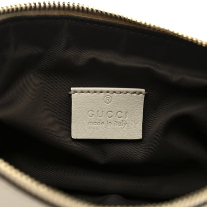 Gucci Guccissima New Britt Wristlet Off White 6 of 9