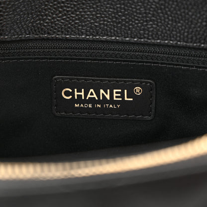 Chanel Caviar Quilted Grand Shopping Tote GST Black 6 of 10