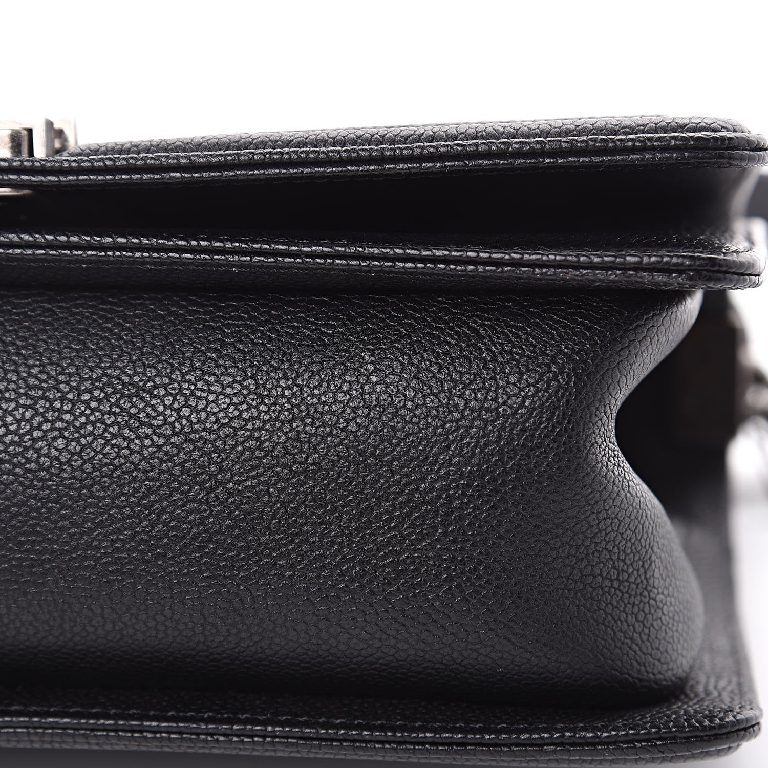 Chanel Caviar Quilted Medium Boy Flap Black 10 of 12