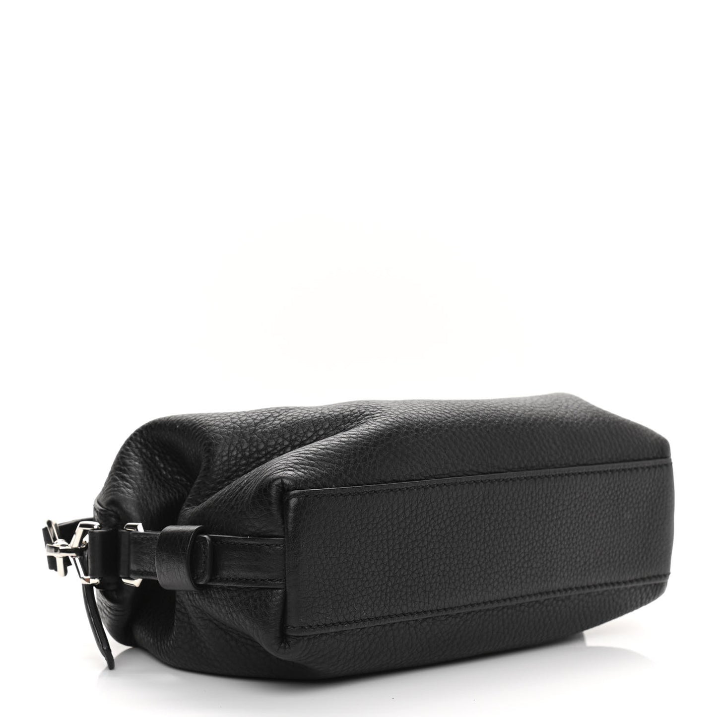 Pebbled Calfskin Small Nightingale Black