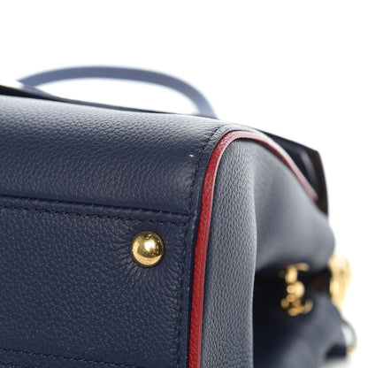 Louis Vuitton Grained Calfskin Monogram Double V Blue Marine 11 of 11